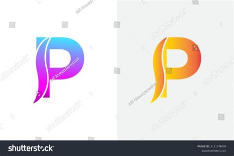 Colorful Letter P Logo Design Template Stock Vector (Royalty Free ...