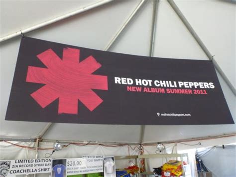 Red Hot Chili Peppers New Album Summer 2011 Banner Coachella Festival