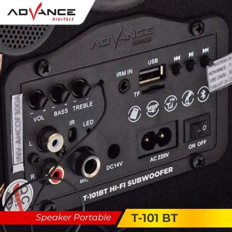 Jual Kap Speaker Portable Multimedia Advance T Bt Subwoofer