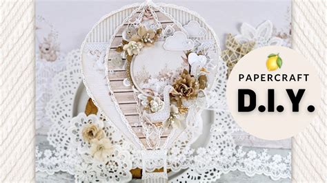 Balon z papieru jak zrobić papierowy balon scrapbooking DIY YouTube