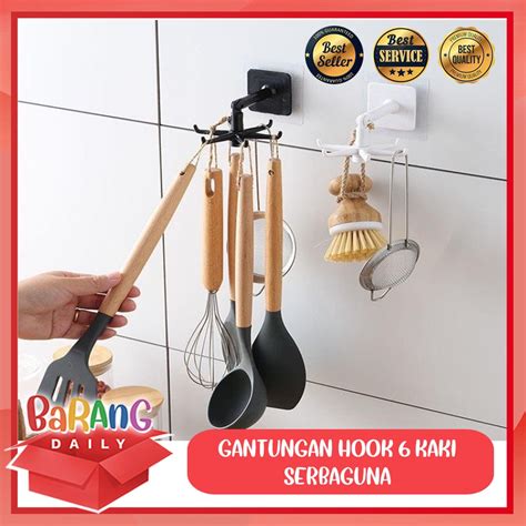 Jual Gantungan Peralatan Dapur Hook Kaki Putar Derajat Gantungan