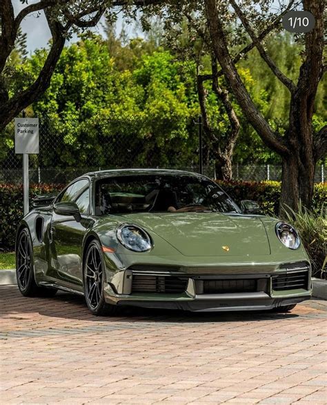 championporsche sage green porsche luxury cars beautiful cars