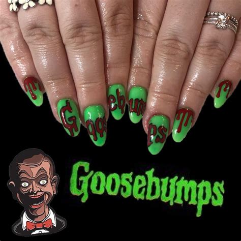 Goosebumps Halloween Nail Art Halloween Nails Halloween Nail Designs