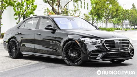 2023 Mercedes-Benz S-Class on 22" Road Force Wheels RF35 Gloss Black | Gallery | AudioCityUSA