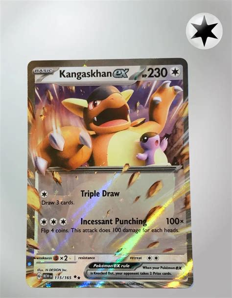 Kangaskhan ex Pokémon 151 115 165 TCG Coleccionistas