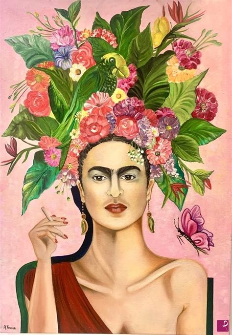 Disponibile Quadro Frida Kahlo Il Turbante Di Fiori Antonietta