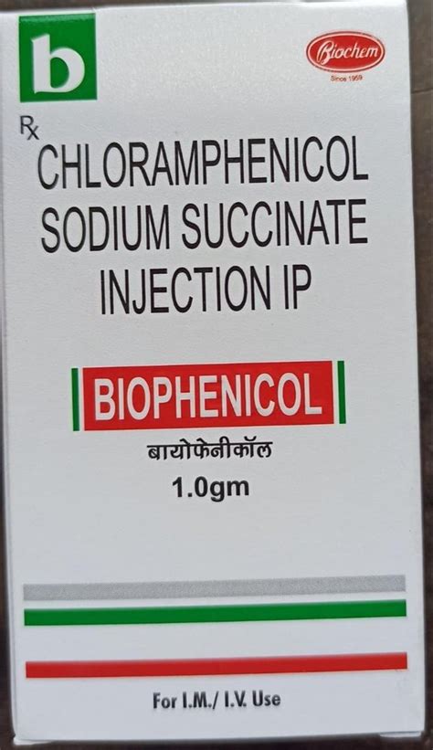 Liquid 1ml 5ml Chloramphenicol Sodium Succinate Injection 100 G For