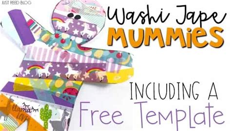 Washi Tape Mummy Header Just Reed And Play