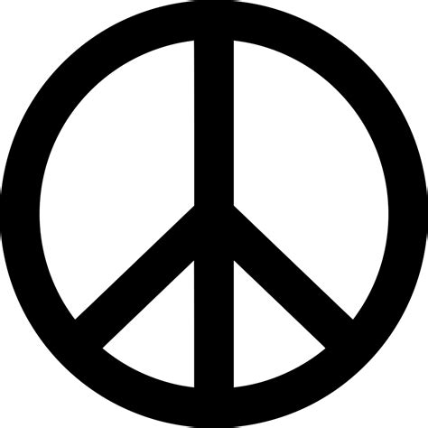 SVG > freedom peace sign symbol - Free SVG Image & Icon. | SVG Silh