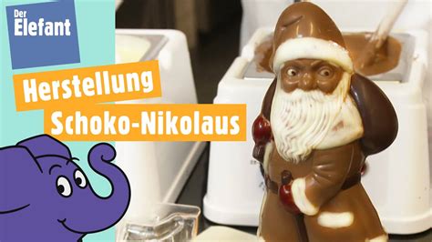 Wie Wird Ein Schokoladen Nikolaus Hergestellt Der Elefant Wdr