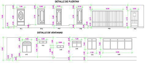 door  window elevation plan autocad file