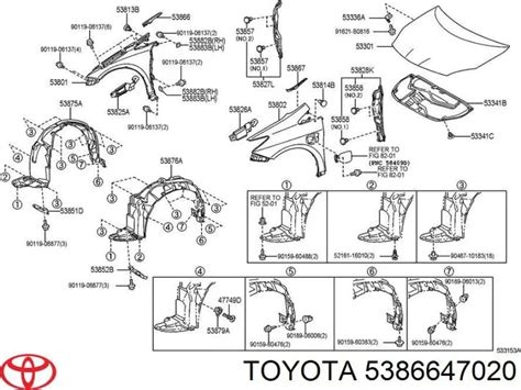 Toyota List N Embellecedor Protector Guardabarros Delantero