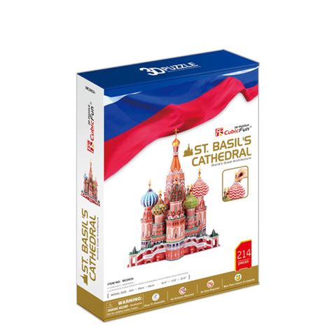 Игрушка Собор Василия Блаженного (Россия) (CubicFun MC093h) - купить с ...