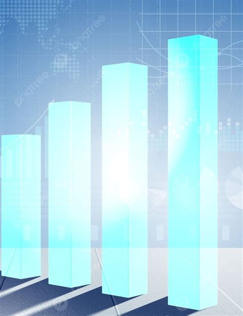 Growing Bar Charts In Economic Recovery Concept 3d Rendering The