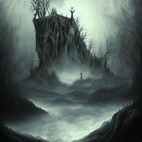 Horror Digital Painting Scary Gothic Dark Art