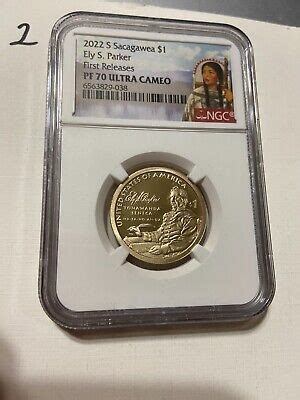 S Sacagawea Native American Coin Ely S Parker Ngc Pf Ultra