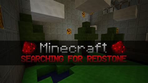 Minecraft Let S Play Searching For Redstone Episode Youtube