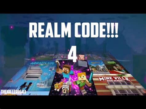 Join This New Minecraft Realm Realm Code Youtube