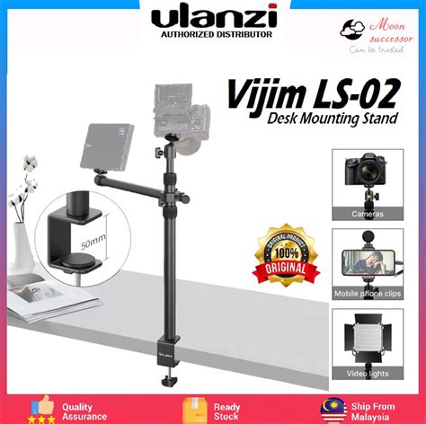 Ulanzi VIJIM LS02 LS 02 Camera Desk Mount Stand Desk Light Mounting