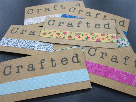 How to: handmade business cards - Crafted