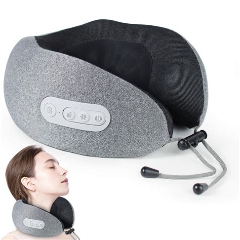 Neck Massage 3-in-1 R Pillow With Heat & Traction | Memory Foam