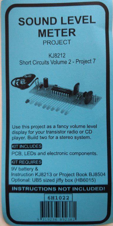 DIY KIT 10 Jaycars Sound Level Meter Kit Project BuildCircuit