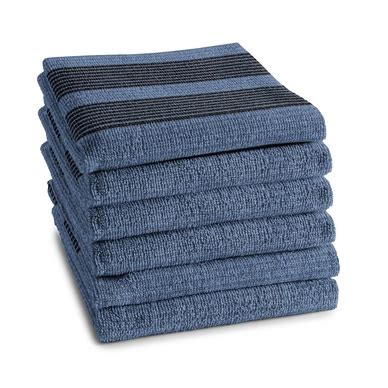 Keukendoek DDDDD Baxter Denim 50 X 55 Cm 6 Delig Kookexpert