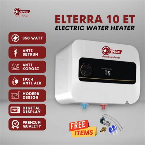 Jual HANDAL Pemanas Air Hangat Listrik Elterra 10L ET Jakarta Timur