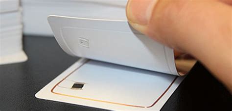 Contactless Printable Blank White Plastic Card With Smart Chip Card