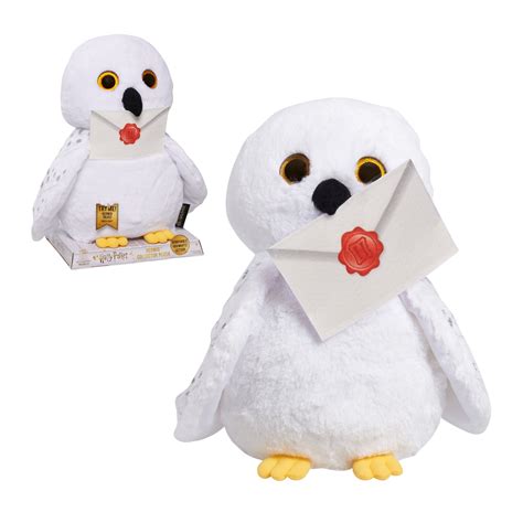 Harry Potter Collector Hedwig Plush Stuffed Owl Toy For Kids White