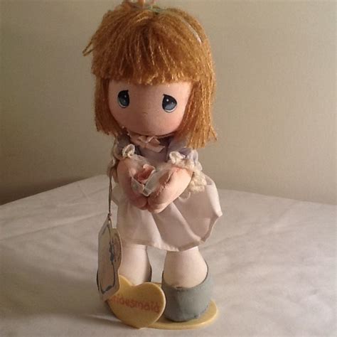 1990 Precious Moments Plush Inspirations From The Heart Cloth Doll Bridesmaid Preciousmoments