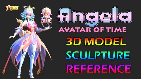 Angela Annual Starlight Skin Avatar Of Time Mobile Legends Sculpture