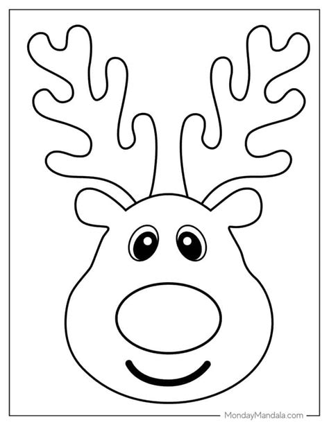 24 Rudolph Coloring Pages (Free PDF Printables)