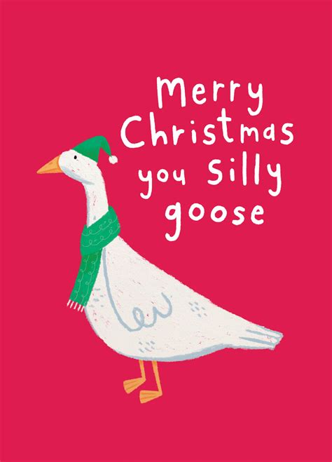 Silly Goose Christmas Card – Scribbler Cards & Gifts