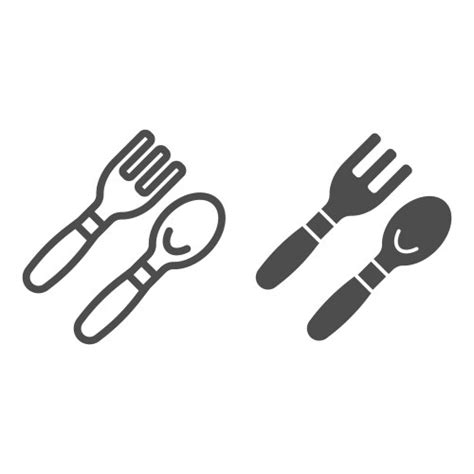 Cartoon Forks Spoon Vector Images Over 4100