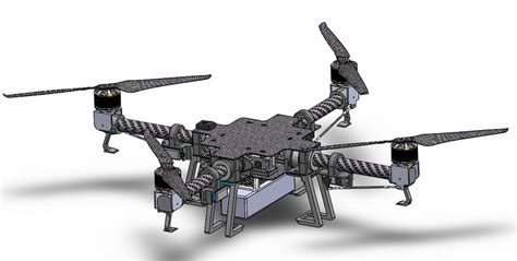 Cad Model Of Proposed Quadcopter Download Scientific Diagram