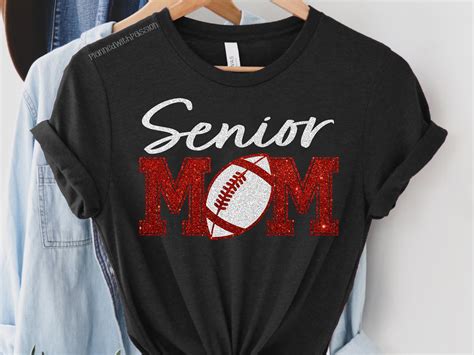 Senior Football Mom Svg Senior Mom Svg Senior Football Etsy