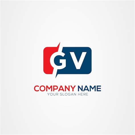 Premium Vector Gv Or Vg Creative Modern Letters Logo Design Element