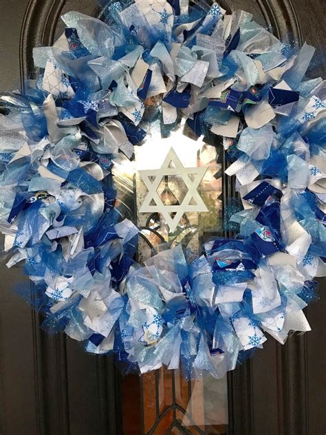 Hanukkah Wreath - Etsy