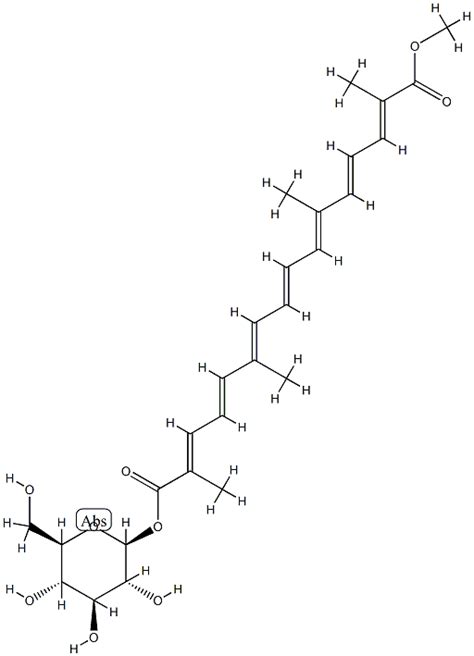 西红花苷杂质5 Cas 55750 86 2