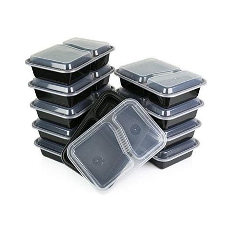 Heim Concept Premium Meal Prep Food Containers With Lid 2 Compartment