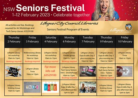 Seniors Festival EXPO program - Lithgow Library