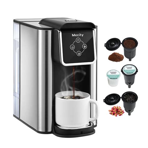 Mecity Coffee Maker 3-in-1 Single Serve Coffee Machine, For K-Cup ...