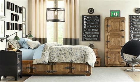 Create the perfect vintage industrial bedroom