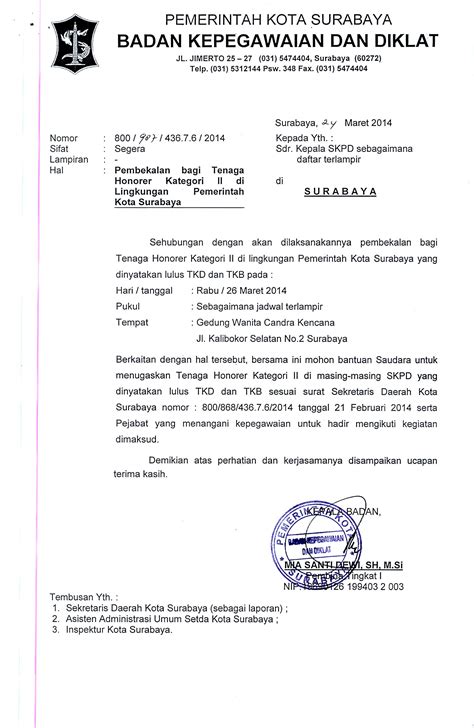 Contoh Kop Surat Dinas Pendidikan