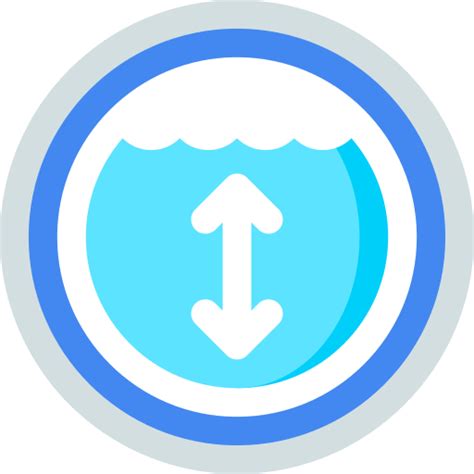 Pool Depth Special Flat Icon