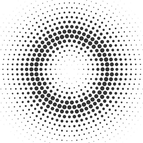 Abstract Circle Dotted Background Vector Illustration Vector