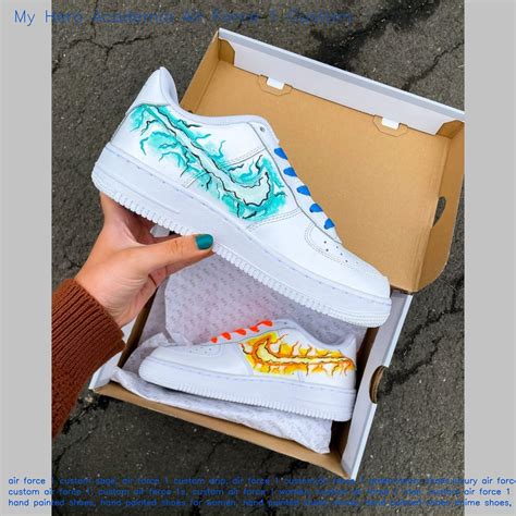 My Hero Academia Air Force 1 Custombuy Now Luxetsy Pu 1587 Etsy