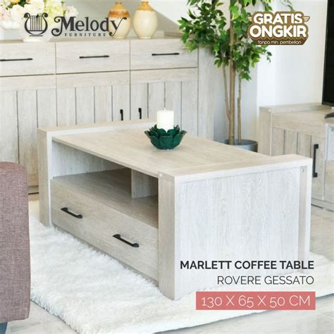 Melody Furniture Meja Kopi Meja Tamu MARLETT COFFEE TABLE