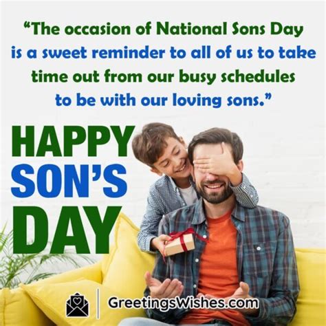 Happy National Sons Day Wishes Messages 4 March Greetings Wishes